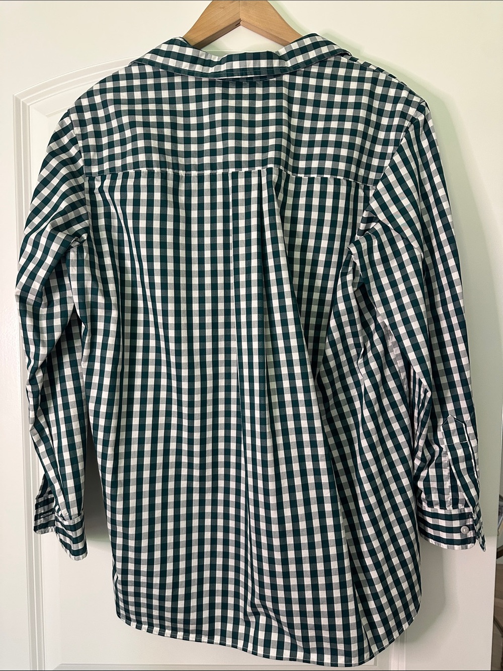 Frank & Eileen Green and White Gingham Button-Down Shirt - Picture 4 of 4